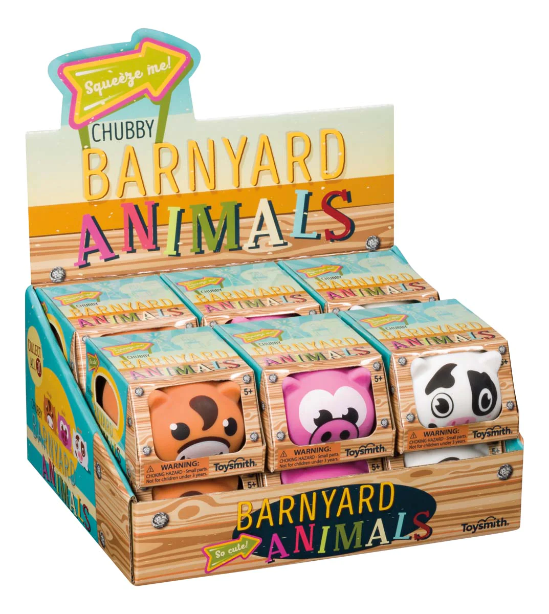 Toysmith Chubby Barnyard Animals #5776 Toysmith Chubby Barnyard Animals #5776