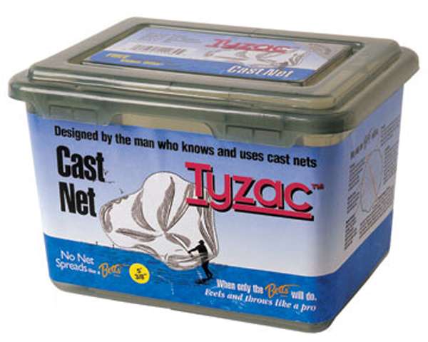 Betts Tyzac Cast Net 3FT Mono 3-8 Mesh Box #BM3 Betts Tyzac Cast Net 3FT Mono 3/8" Mesh Box #BM3