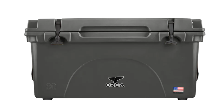 CHARCOAL ORCA 80 Quart Cooler - Charcoal #ORCCH080