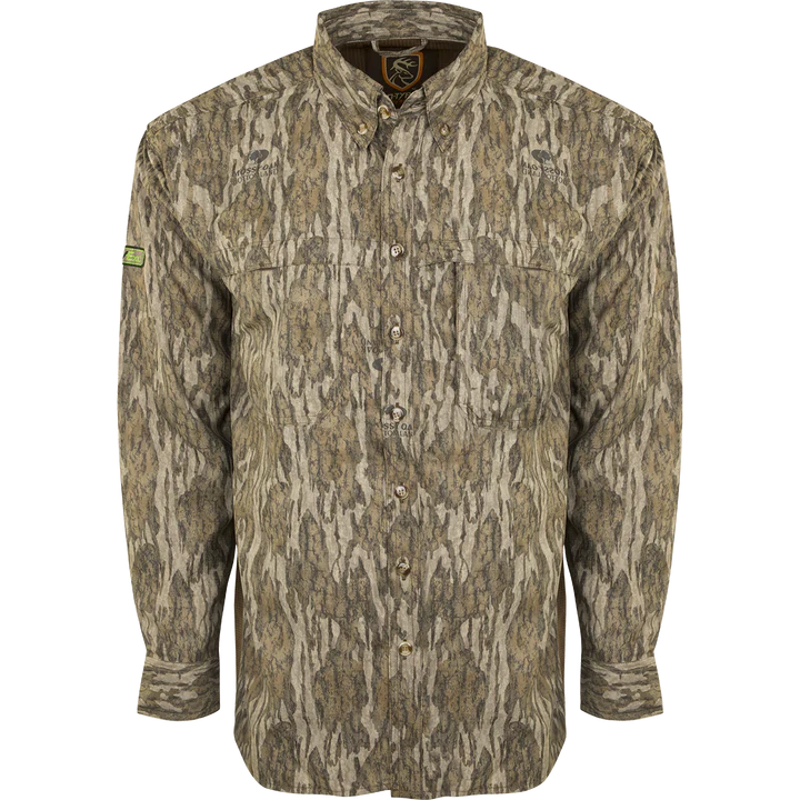 Drake Men's Mesh Back Flyweight Long Sleeve Shirt With Scent Control #DNT1013 Drake Men's Mesh Back Flyweight Long Sleeve Shirt With Scent Control #DNT1013
