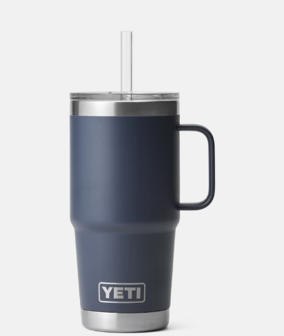 NAVY Yeti Rambler 25 Oz. Straw Mug - Navy #21071501802