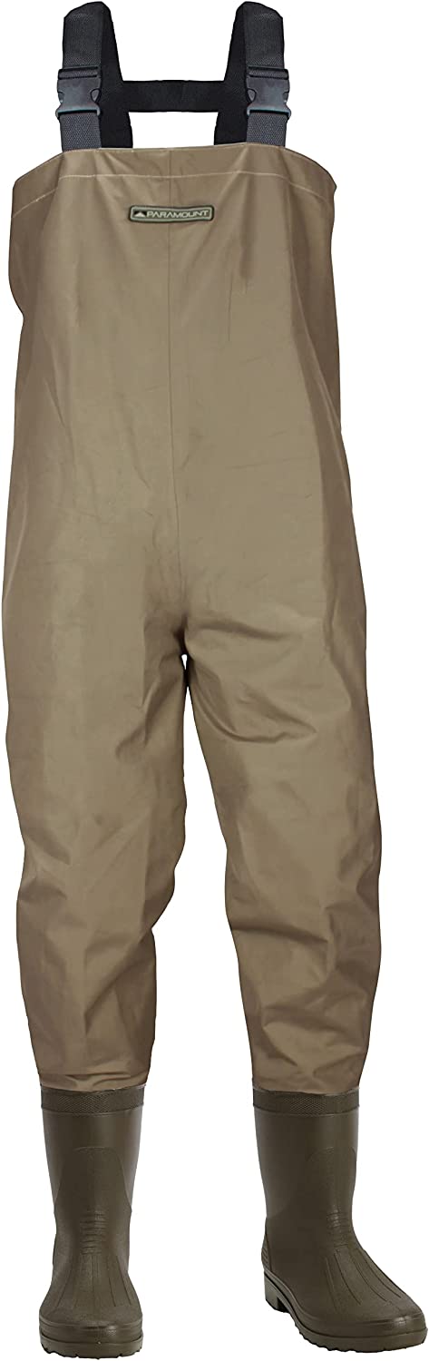 Paramount Outdoors Slipstream Men's 2 Ply Cleated Bootfoot Chest Waders #MWDW013 Paramount Outdoors Slipstream Men's 2 Ply Cleated Bootfoot Chest Waders #MWDW013
