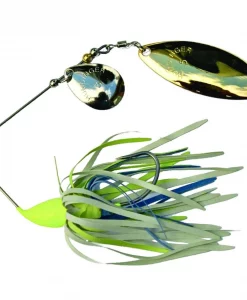 Humdinger Spinner Bait 3/8oz - Silver Colorado/Gold Willow Blue/Chartreuse/White