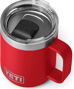 Yeti Rambler 10 oz. Mug W/ Magslider Lid - Rescue Red #21071501385