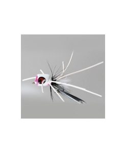 Betts Pop N Hot White/Black Fly Lure - Size 10 #1201-10-1