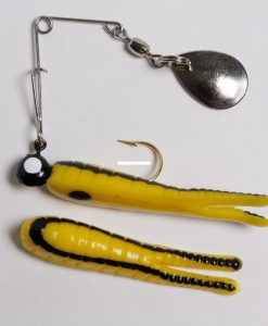 Betts Spin Split Tail 1/32 Oz - Yellow/Black #021ST-22N