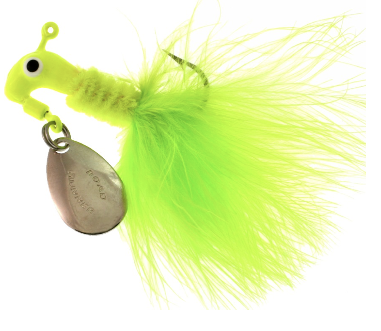 Blakemore Road Runner Marabou Jighead 1/8oz - Chartreuse #B2-1003-012 Blakemore Road Runner Marabou Jighead 1/8oz - Chartreuse #B2-1003-012