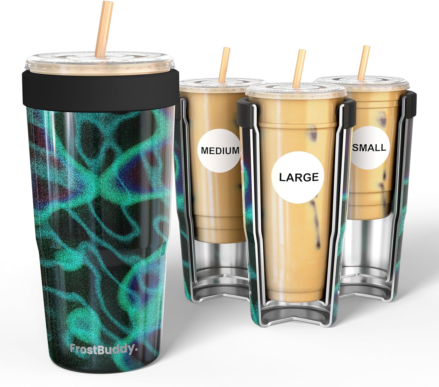 Frost Buddy To-Go Buddy 30 Oz - Northern Lights #810095263385 Frost Buddy To-Go Buddy 30 Oz - Northern Lights #810095263385