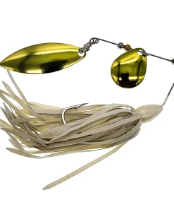 Humdinger Spinner Bait 1/4oz Gold Colorado/Willow White #02-C