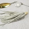 Humdinger Spinner Bait 1/4oz White Colorado/Gold Willow #105-C