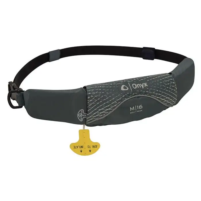 Onyx Outdoor M-16 Manual Inflatable Belt Pack #13090070100419 Onyx Outdoor M-16 Manual Inflatable Belt Pack #13090070100419