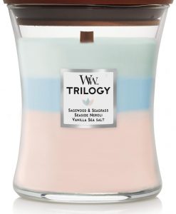 WoodWick Medium Hourglass Candle - Trilogy Oceanic #257932