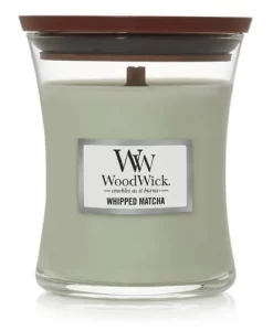 WoodWick Medium Hourglass Candle - Whipped Matcha #164827