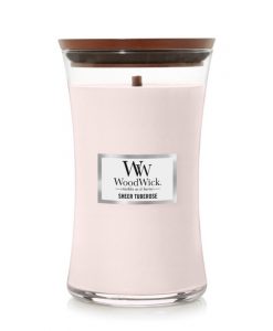 WoodWick Sheer Tuberose Large - Pink #254986