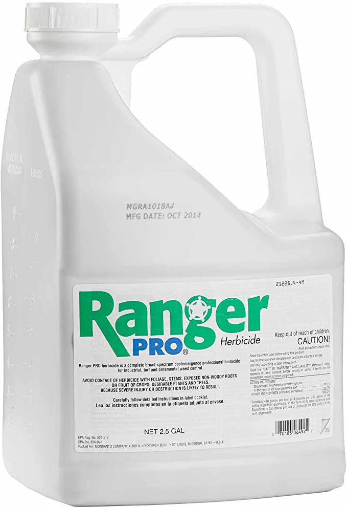 Ranger Pro Herbicide 41% Glyphosate - 2.5 Gallons #CH32536 Ranger Pro Herbicide 41% Glyphosate - 2.5 Gallons #CH32536