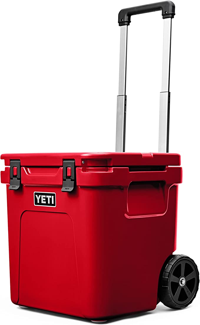 Yeti Roadie 48 Wheeled Cooler - Rescue Red #10048390000 Yeti Roadie 48 Wheeled Cooler - Rescue Red #10048390000