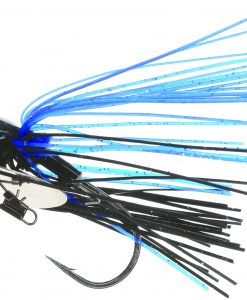 Humdinger Zig Zag 3/8oz Nickel Blade - Black/Blue #HZZ38N-M