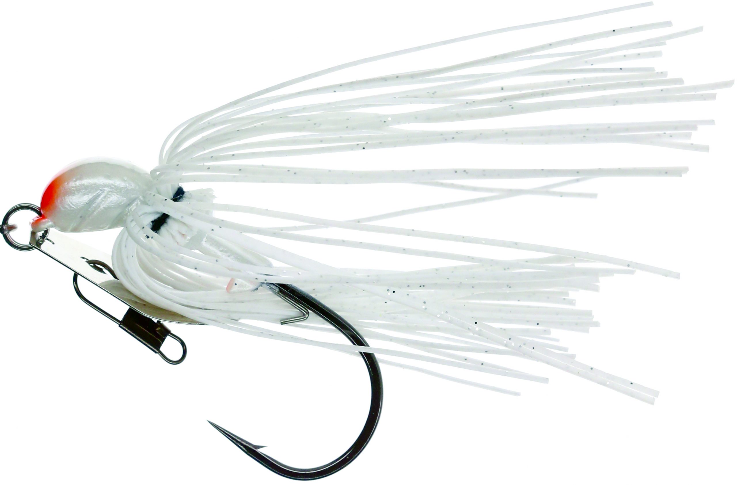 Humdinger Zig Zag Jig 3/8oz Nickel Blade/White #HZZ38N-C Humdinger Zig Zag Jig 3/8oz Nickel Blade/White #HZZ38N-C