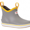 XTRATUF Big Kids' Ankle Deck Boot - Grey #XKAB107