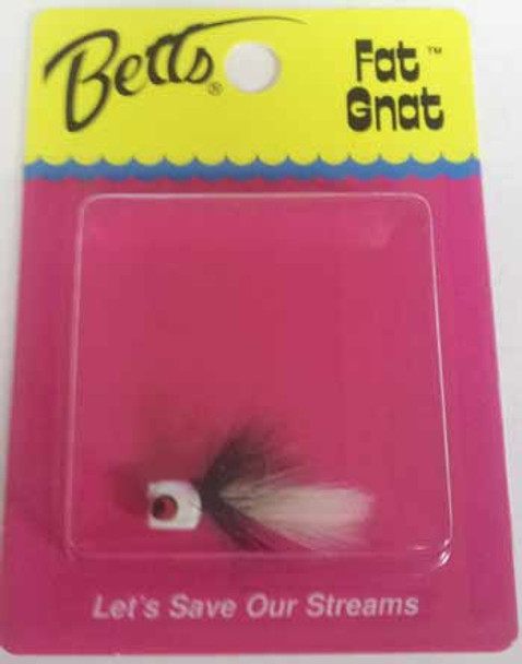 Betts Fat Gnat White-Black - Size 12 #905-12-1 Betts Fat Gnat White/Black - Size 12 #905-12-1