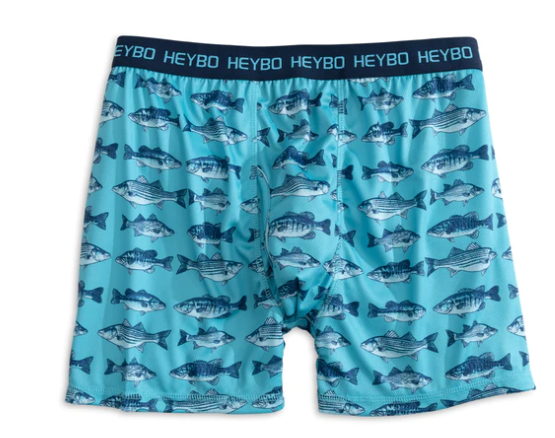 Heybo Men's Boxer Briefs - Bass #HEY19452 Heybo Men's Boxer Briefs - Bass #HEY19452