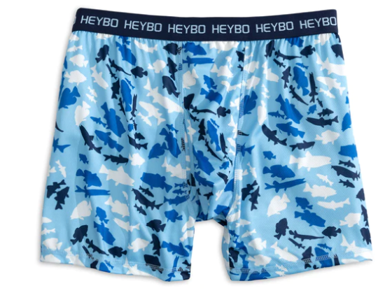 Heybo Men's Boxer Briefs - Freshwater Flage #HEY19453 Heybo Men's Boxer Briefs - Freshwater Flage #HEY19453