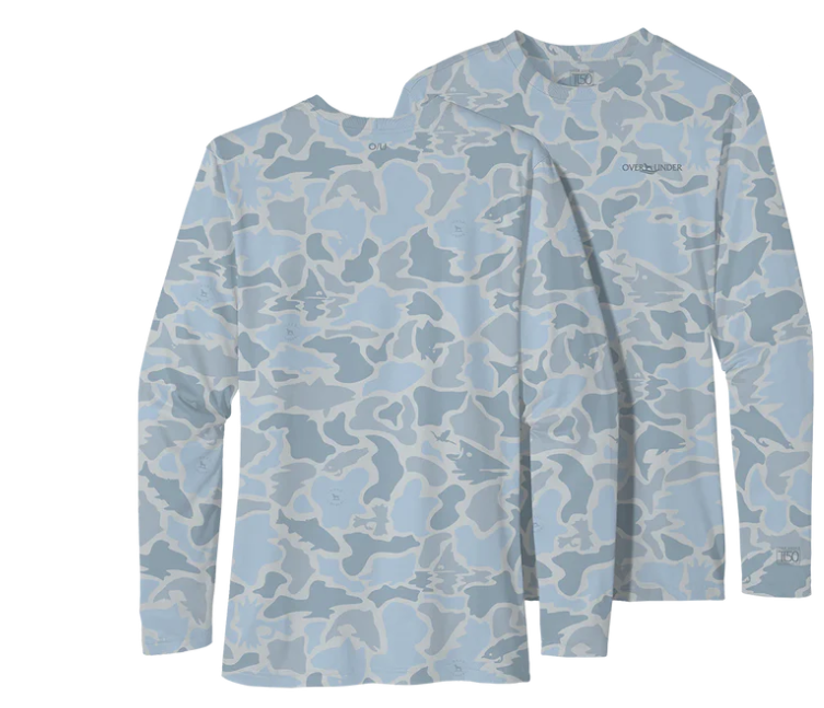 Over Under L/S Youth Tidal Tech Water Camo #Y2309 Over Under L/S Youth Tidal Tech Water Camo #Y2309