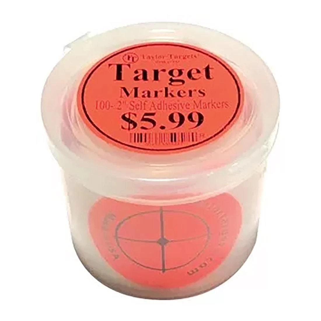 Taylor Targets Red Target Markers - 100 Pieces #REDMRKRS Taylor Targets Red Target Markers - 100 Pieces #REDMRKRS