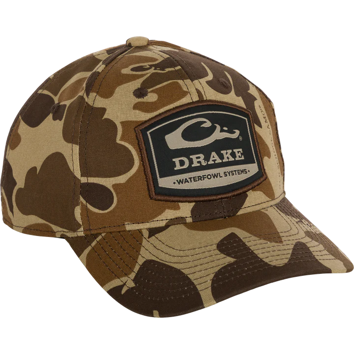 Drake 6-Panel Badge Cap #DH4170 Drake 6-Panel Badge Cap #DH4170