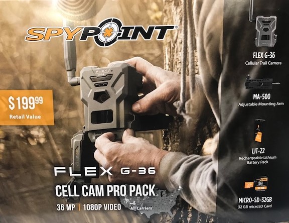 Spypoint Flex-G36 Cellular Trail Camera Bundle Spypoint Flex-G36 Cellular Trail Camera Bundle