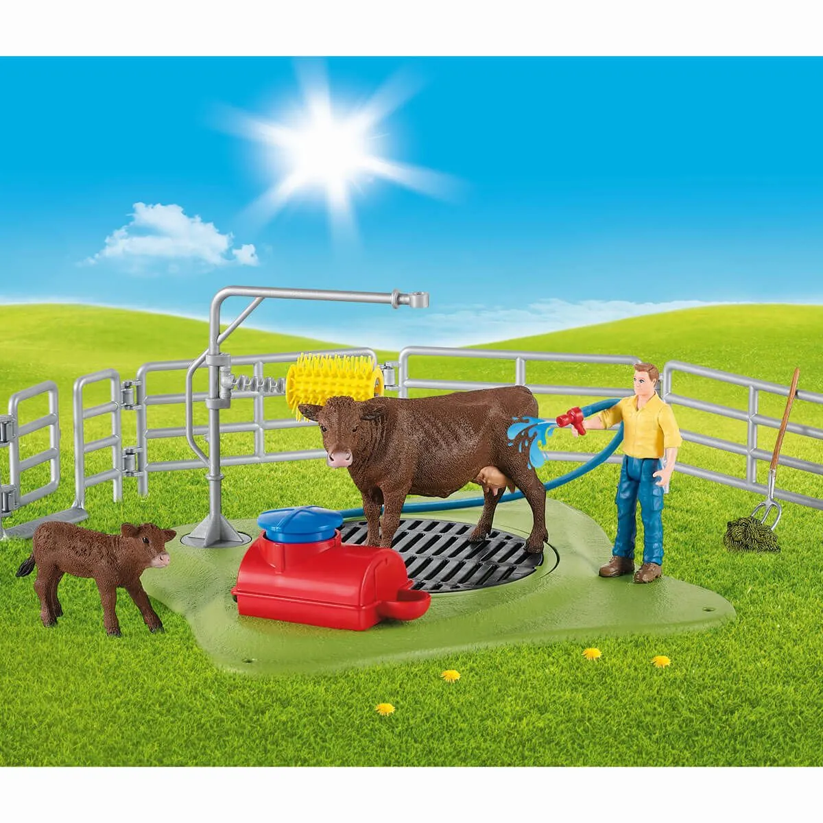 Schleich Happy Cow Wash #42529 Schleich Happy Cow Wash #42529