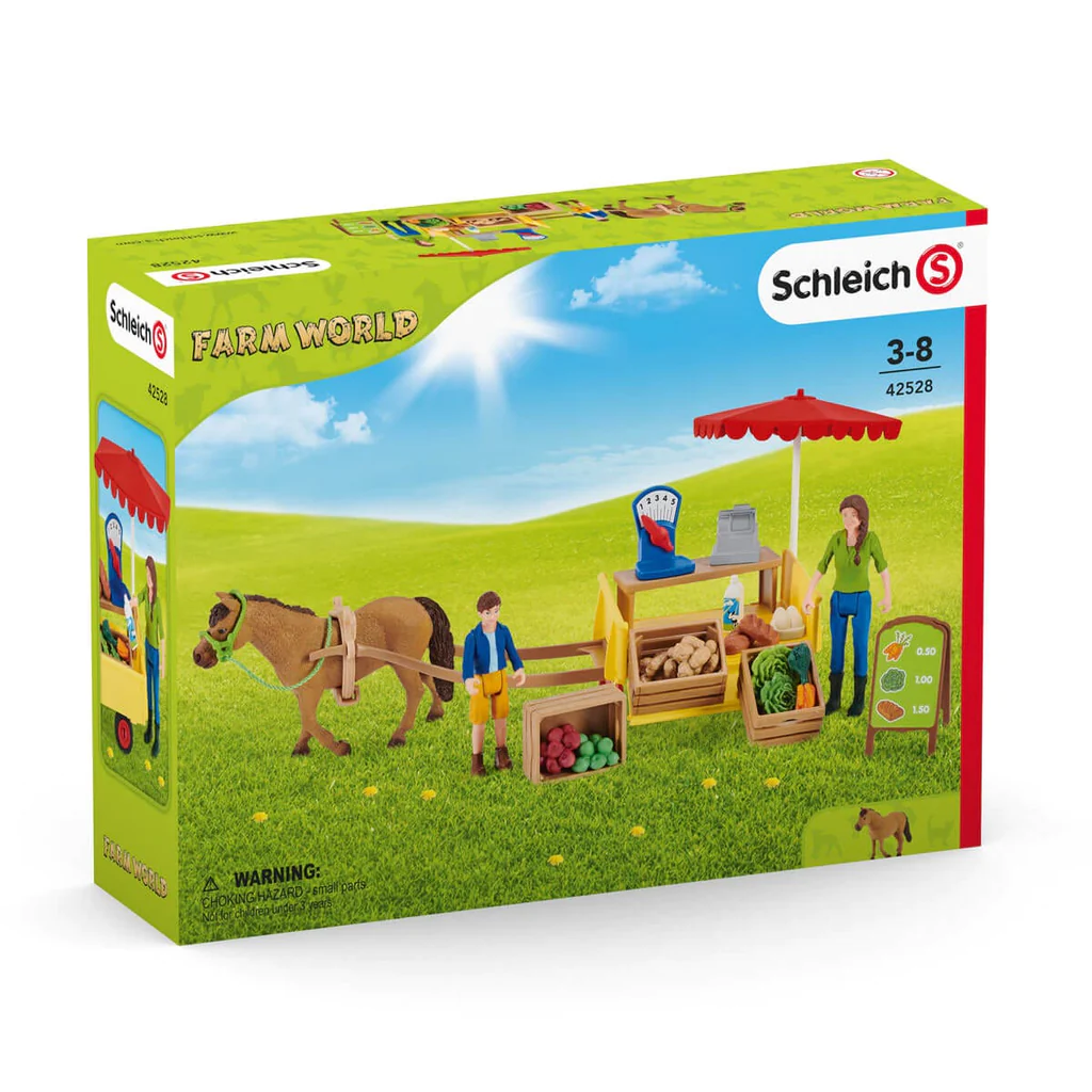Schleich Sunny Day Mobile Farm Stand #42528 Schleich Sunny Day Mobile Farm Stand #42528