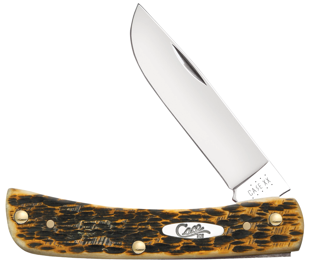 Case Knife Amber Bone Pea Jig Sod Buster JR #00245 Case Knife Amber Bone Pea Jig Sod Buster JR #00245