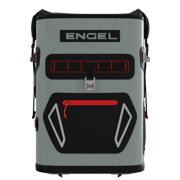 Engel Roll Top High Performance Backpack Cooler # BP25-LG Red Engel Roll Top High Performance Backpack Cooler # BP25-LG Red