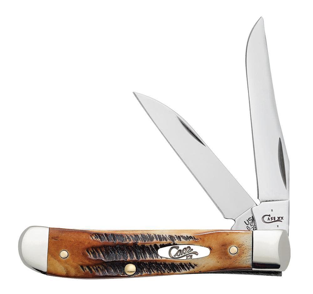 Case Knife 6.5 BoneStag Mini Trapper #C65305 Case Knife 6.5 BoneStag Mini Trapper #C65305