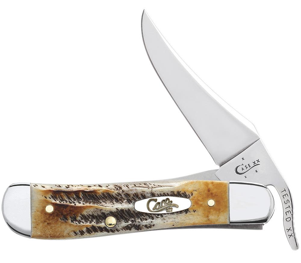 Case Knife 6.5 BoneStag Russlock #C65303 Case Knife 6.5 BoneStag Russlock #C65303