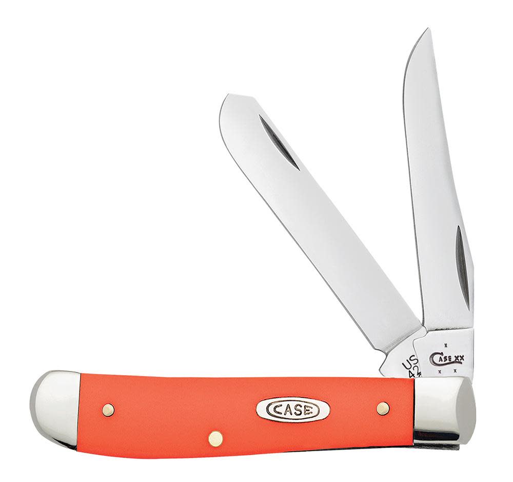 Case Knife Orange Synthetic Mini Trapper #80505 Case Knife Orange Synthetic Mini Trapper #80505