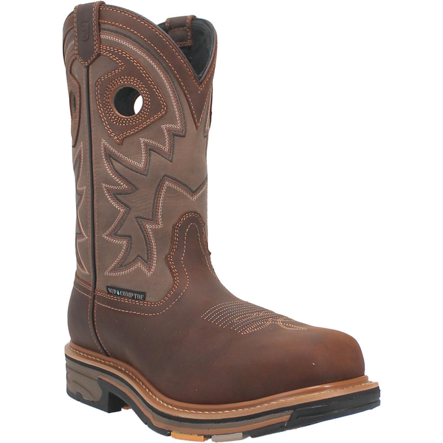 Dan Post Men's Kirk Brown Waterproof Leather Work Boot #DP56456 Dan Post Men's Kirk Brown Waterproof Leather Work Boot #DP56456