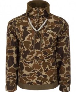 Drake Men's MST Waterproof Fleece-Lined 1/4 Zip Jacket #DW2252