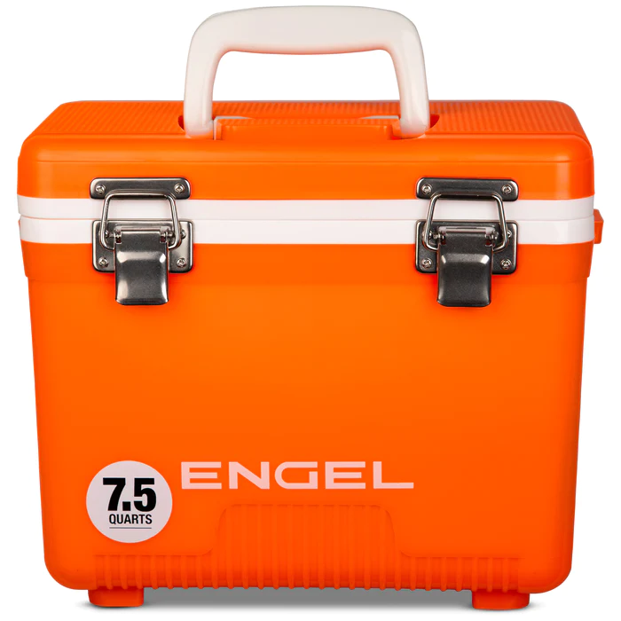 Engel Cooler Drybox 7.5 Quart Hi-Vis Orange #UC7-OHV Engel Cooler Drybox 7.5 Quart Hi-Vis Orange #UC7-OHV