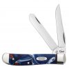 Case Knife Patriotic Kirinite Mini Trapper #11209