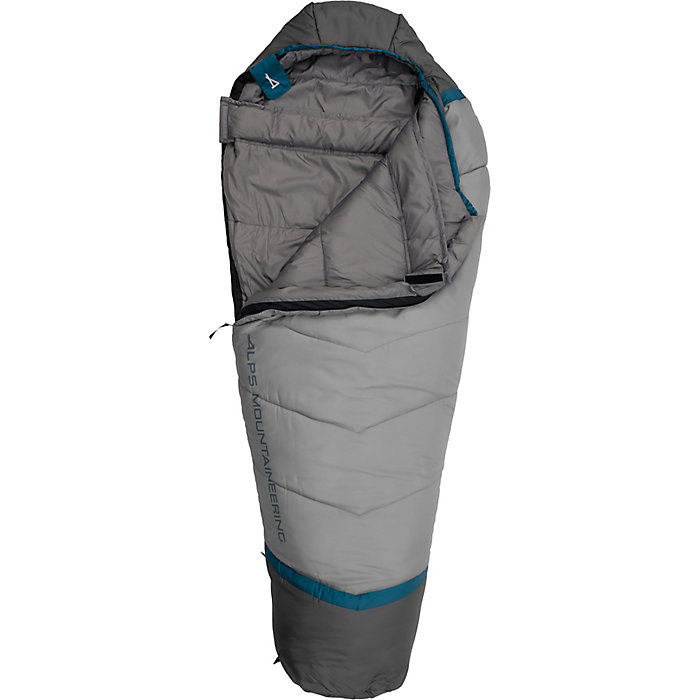 ALPS Mountaineering Blaze +20 XL Sleeping Bag Gray And Charcoal #4512133 ALPS Mountaineering Blaze +20 XL Sleeping Bag Gray And Charcoal #4512133