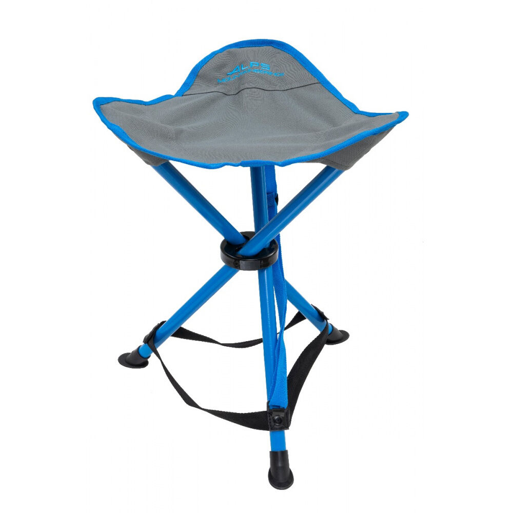 ALPS Outdoorz Tri-Leg Stool - Gray And Ocean #8120033 ALPS Outdoorz Tri-Leg Stool - Gray And Ocean #8120033