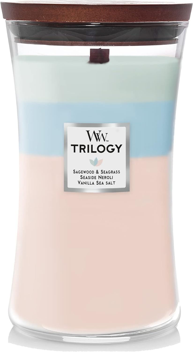 WoodWick Large Hourglass Candle - Oceanic Trilogy #1728623 WoodWick Large Hourglass Candle - Oceanic Trilogy #1728623
