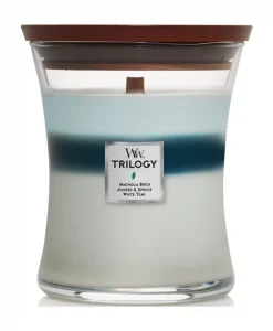 WoodWick Medium Hourglass Candle - Icy Woodland #1720895