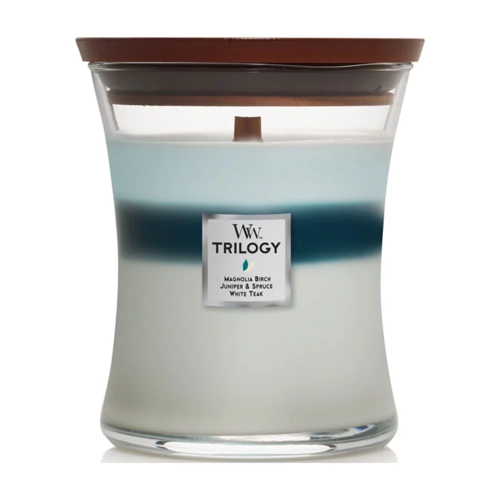 WoodWick Medium Hourglass Candle - Icy Woodland #1720895 WoodWick Medium Hourglass Candle - Icy Woodland #1720895