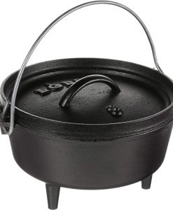 Lodge Cast Iron Camp Dutch Oven With Lid 2 Qt. #L8CO3