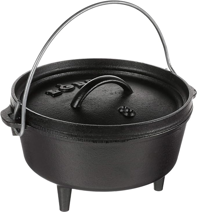 Lodge Cast Iron Camp Dutch Oven With Lid 2 Qt. #L8CO3 Lodge Cast Iron Camp Dutch Oven With Lid 2 Qt. #L8CO3