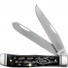 Case Trapper Jigged Buffalo Horn Bone Folding Knife #65090