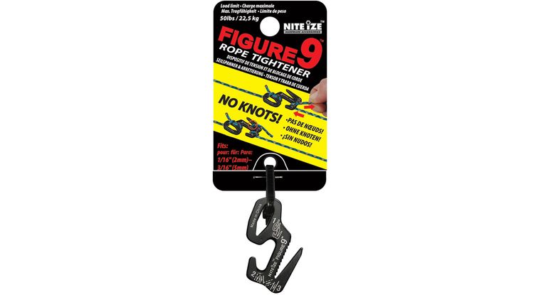 Nite Ize Figure 9 Small Rope Tightener -Black - Single Pack #F9S0201 Nite Ize Figure 9 Small Rope Tightener -Black - Single Pack #F9S0201